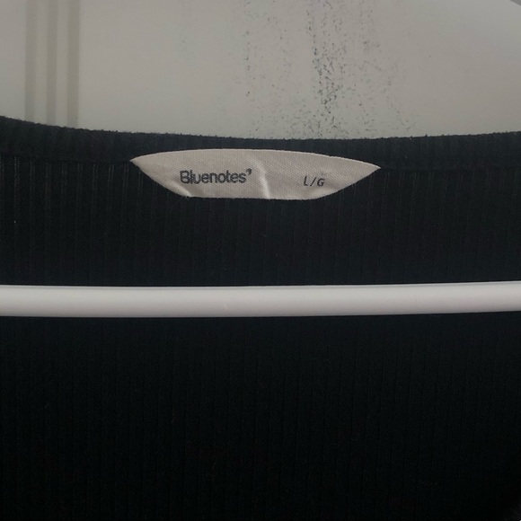 Bluenotes Black Long sleeve Bodysuit - Picture 3 of 3